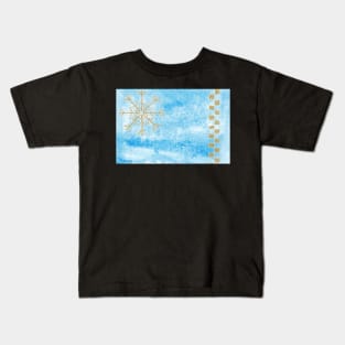 Golden snowflake Kids T-Shirt